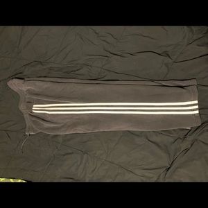 black adidas men’s sweatpants size large